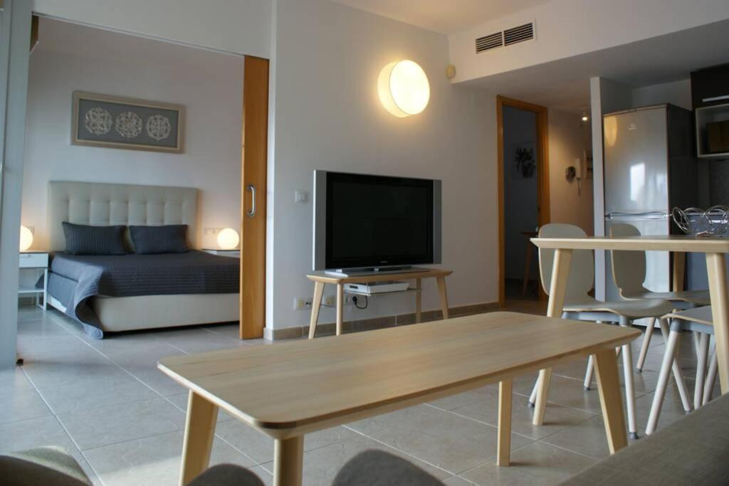 Apartamento Apartamento en Roses con parking y piscina  Exterior foto